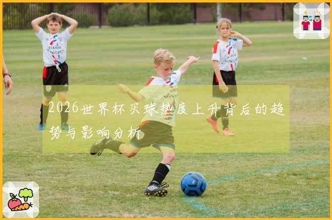 2026世界杯买球热度上升背后的趋势与影响分析